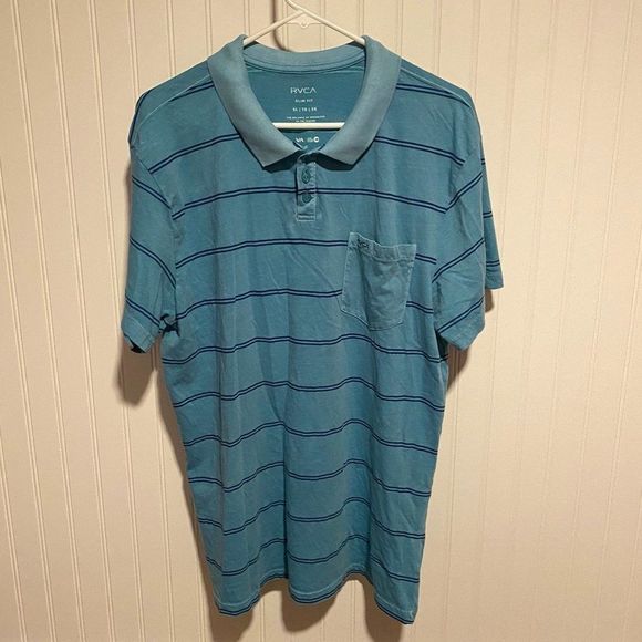RVCA Other - Mens RVCA slim fit striped Polo shirt